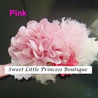 Lace Flower Headband - Thumbnail 1