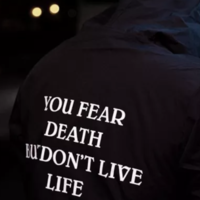 Free Shipping-"YOU FEAR DEATH BUT DON'T LIVE LIFE" HOODIE - Thumbnail 1