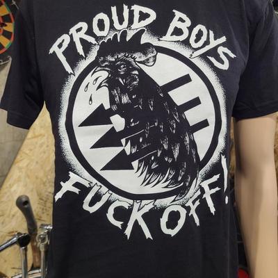 Pr0ud boys fuck off - "t-shirt" 