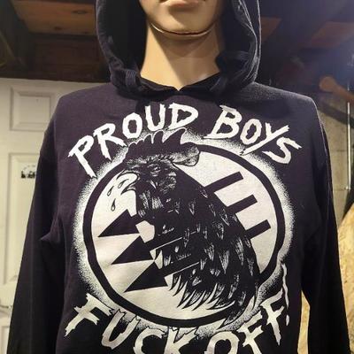 Pr0ud boys fuck off! - "hoodie"