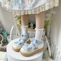 Japanese Harajuku Princess Cute Student Girl Doll Two Bow Cat Ears Leather Shoes - Thumbnail 5