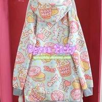 Lovely Donut hoodie Jumper Treats Free Shipping SP130178 - Thumbnail 3