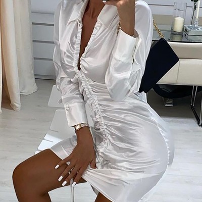 Fashion sexy long sleeve dress