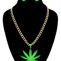 Up In $moke! Necklace & Earrings  - Thumbnail 1