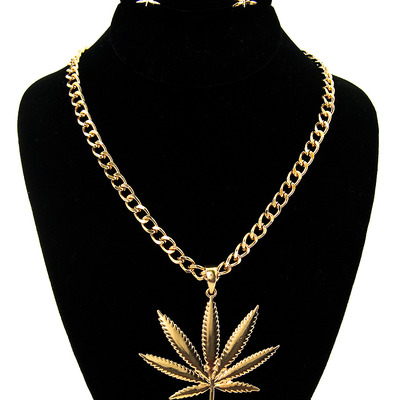 Up in $moke! necklace & earrings 