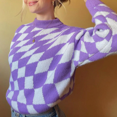 Diamond illusion jumper - Thumbnail 5