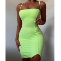 Sling Sexy Sleeveless Dress - Thumbnail 1