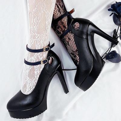 Cute Strappy High Heels Shoes