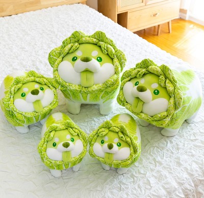 Adorable Cabbage Dog Plush Toys 