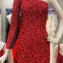 Sparkle Hot Pink Sequins Bodycon Homecoming Dress-4