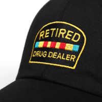 Free Shipping-"RETIRED DRUG DEALER" CAP - Thumbnail 3