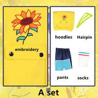 Odd Egg Story cos clothing embroidery loose sweater big users love cosplay hoodies - Thumbnail 1