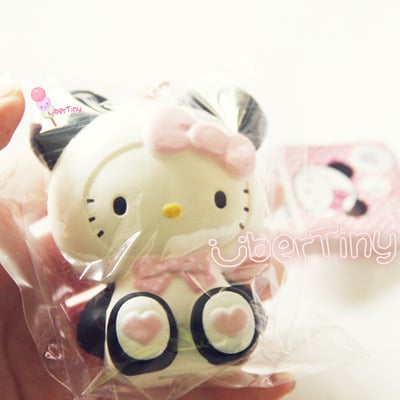 Super rare hk in a panda costume squishy (licensed) - Thumbnail 4
