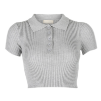 Free Shipping-VINTAGE CROPPED POLO - Thumbnail 4