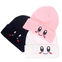 Cute Eyes Embroidered Beanie Hat  - Thumbnail 3