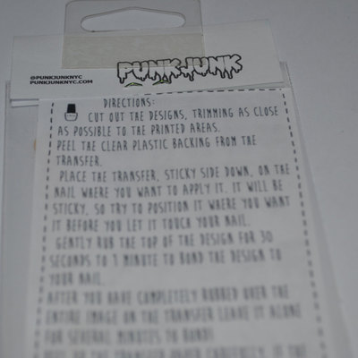 Magical blah blah nail decals