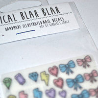Magical Blah Blah Nail Decals - Thumbnail 2