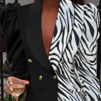 Slim Sexy Long Sleeve Dress - Thumbnail 2