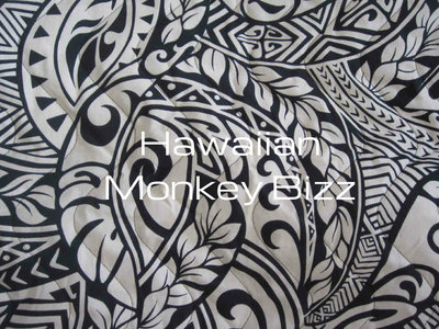 "BEIGE - HAWAIIANA" Hawaiian Seat Covers - 2PC (QUILTED)