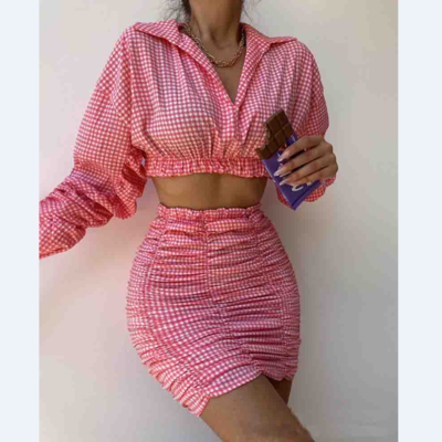 Sweet Women Sexy Two-Piece Dress