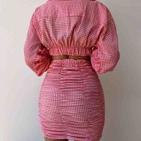 Sweet Women Sexy Two-Piece Dress - Thumbnail 2