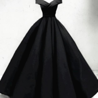 Off Shoulder Royal Blue Prom Dresses, Satin Prom Dresses, Evening Dresses for Women - Thumbnail 1