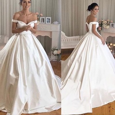 Off the shoulder wedding dresses bridal gown  - Thumbnail 2