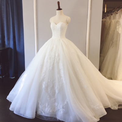 Sweetheart mermaid lace wedding dresses on sale  - Thumbnail 3