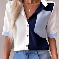 Design Short Sleeve Button Shirt - Thumbnail 2