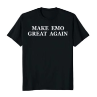 Free Shipping-"MAKE EMO GREAT AGAIN" TEE - Thumbnail 1