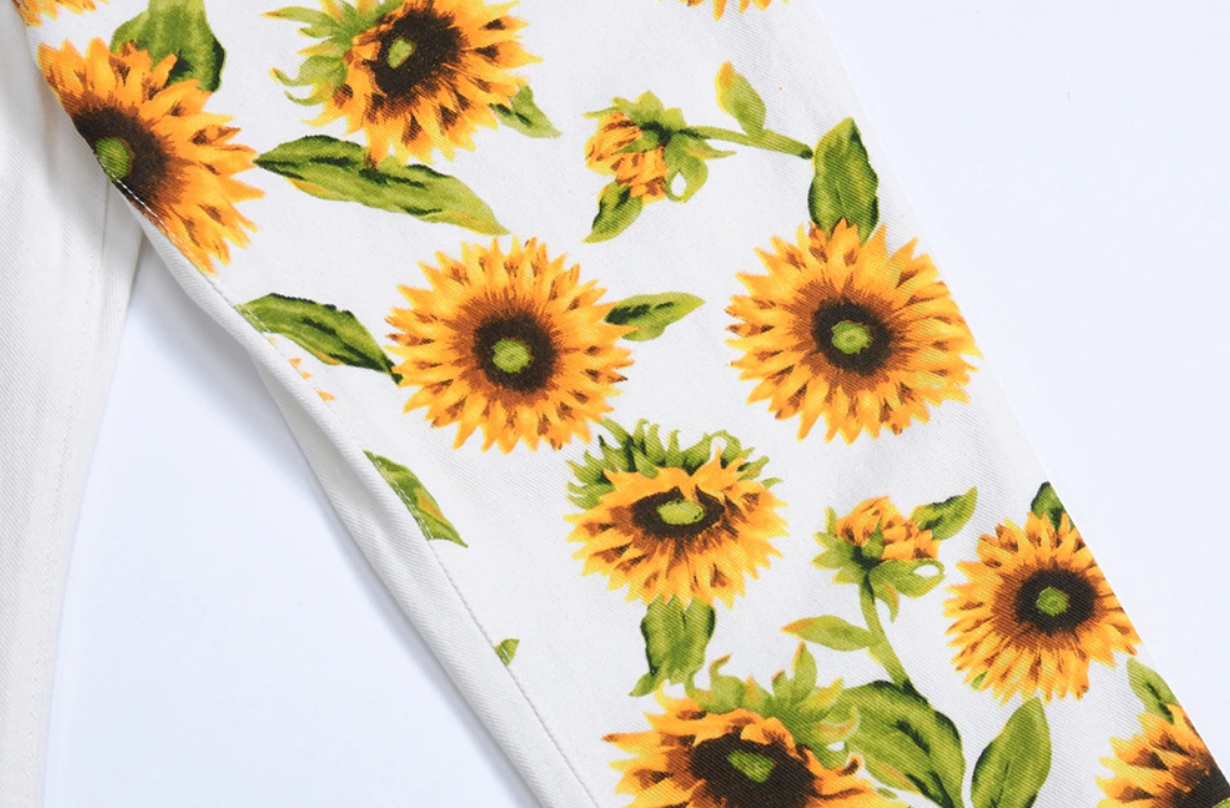 SUNFLOWER WHITE JEANS · SO FUN MART 