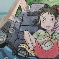 Original new cartoon dragon girl hand-painted shoes - Thumbnail 5