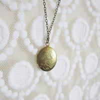 Locket layering necklace, 30 inches - Thumbnail 1