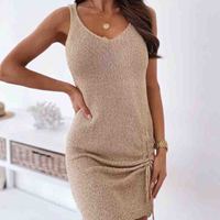 Sexy Sleeveless Dress - Thumbnail 1