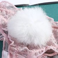 Sexy Cute Bunny Rabbit Pompom Tail Transparent Underwear Panties Lingerie Thong Aesthetic Casual Summer E-Girl Kawaii Korean Japanese Harajuku - Thumbnail 4