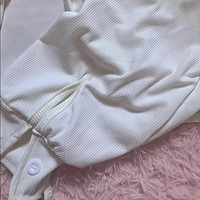 Cute Sweet White Lace Up Loose Cropped Long Sleeve Shirt Cardigan Pullover Aesthetic Casual Summer E-Girl Kawaii Korean Japanese Harajuku - Thumbnail 4