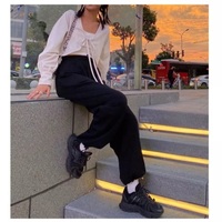 Cute Sweet White Lace Up Loose Cropped Long Sleeve Shirt Cardigan Pullover Aesthetic Casual Summer E-Girl Kawaii Korean Japanese Harajuku - Thumbnail 7