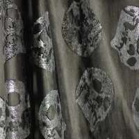 Black Metalic Skulls Lace - Thumbnail 3