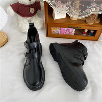 Double Hearts Velcro Ankle Boots - Thumbnail 3