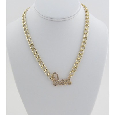 Chain "love" necklace 