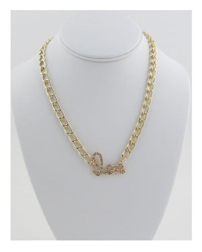 Chain "Love" Necklace 