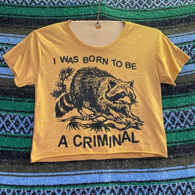 CRIMINAL crop top