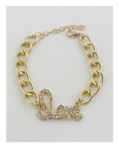 Chain Link "Love" Bracelet 