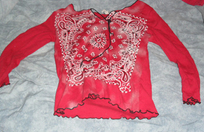 Red Bandanna Shirt