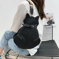 Vintage Kitty Cat Shape Crossbody Bag - Thumbnail 2