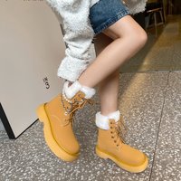 Winter Warm Fleece Martens Boots - Thumbnail 1