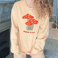 "NOTHING IS REAL" MUSHROOM SWEATSHIRT - Thumbnail 2