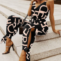 Sweet Sling Sleeveless Jumpsuit - Thumbnail 1