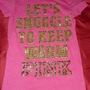Victoria's Secret Pink Tee w/Bling "Lets Stay Warm"-3