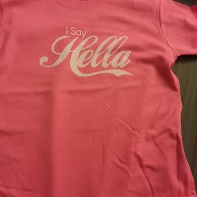 Youth i say hella pink tee